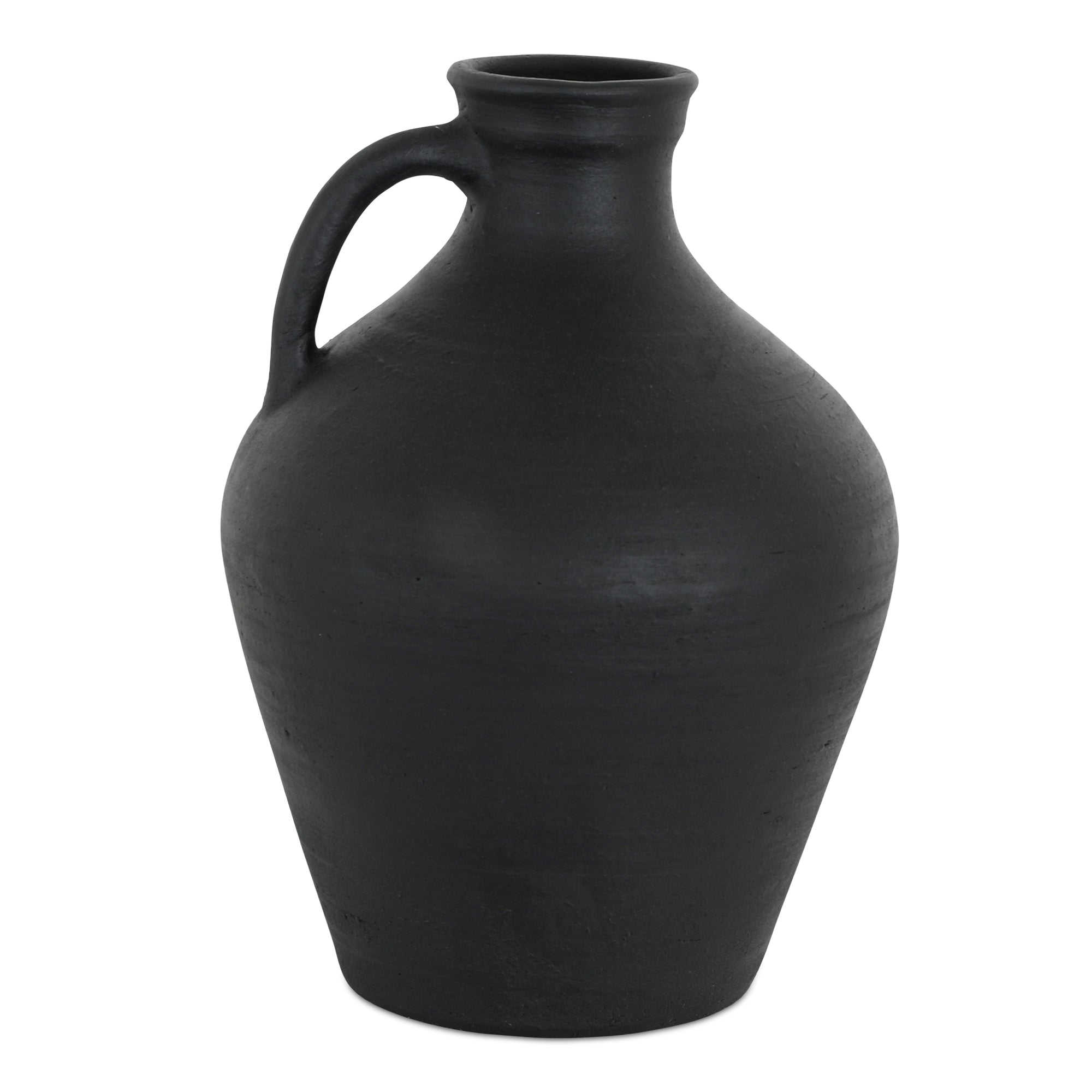 GK-1137-02_Lyra_hero Lyra Vase Black Terracotta | Moe's Home Collection - GK-1137-02 - Image 1